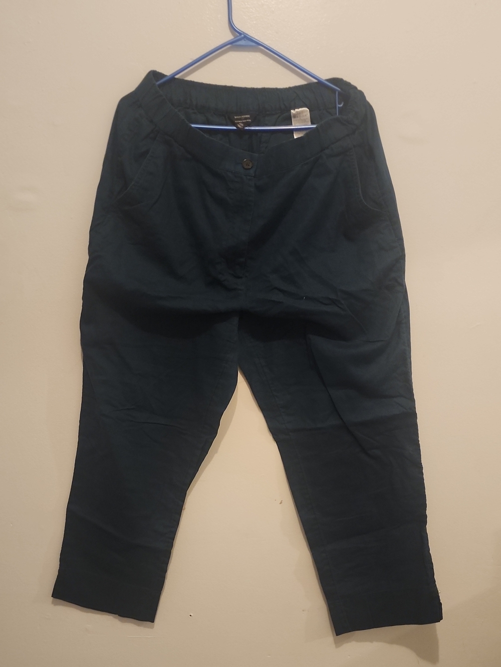 Banana Republic Dark Teal Womens Linen Pants